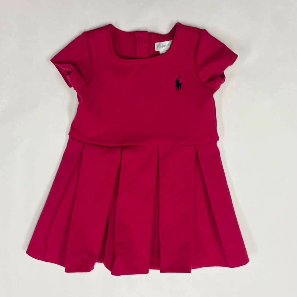 Pink Pleated Ralph Lauren Dress